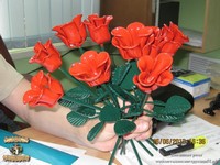 Кованая роза для дачи в Мурманске